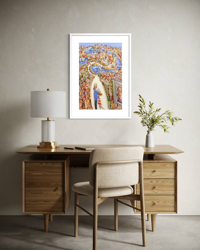 Original Expressionism Landscape Painting by Adam Bogusz