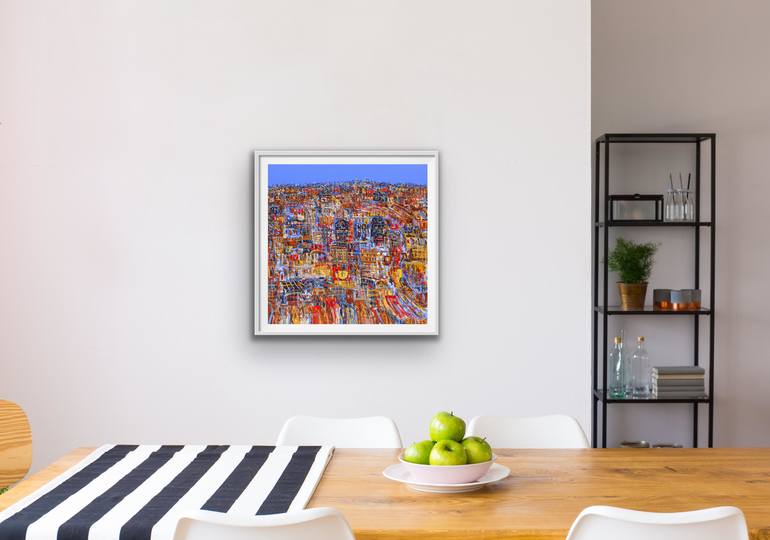 Original Cities Painting by Adam Bogusz