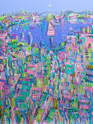 Print of Expressionism Cities Paintings by Adam Bogusz