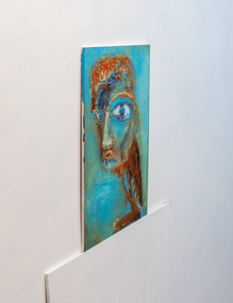 Original Expressionism People Painting by Adam Bogusz