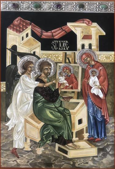 Print of Religious Paintings by Mary Jane Miller