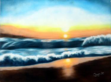 Print of Seascape Paintings by Sharen-Lee McLachlan