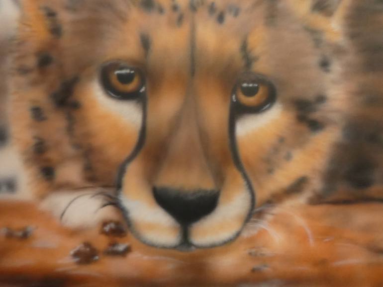 Original Figurative Animal Painting by Sharen-Lee Mclachlan