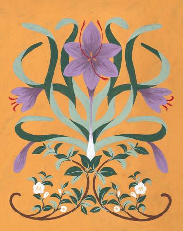 Original Illustration Botanic Paintings by Jaron Su