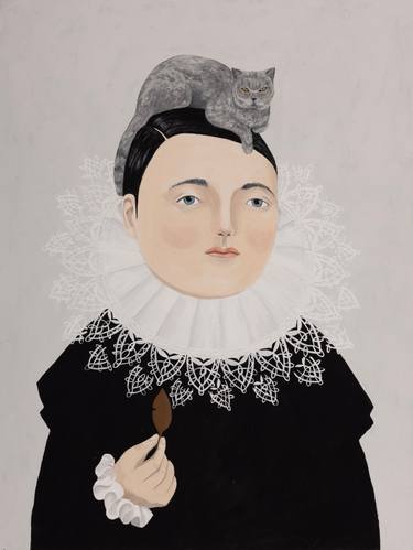 Original Figurative Animal Painting by Jaron Su