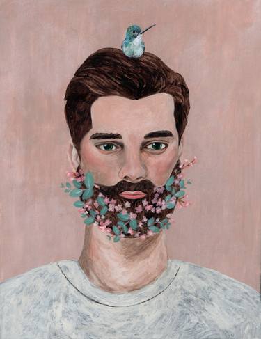 Print of Figurative Men Paintings by Jaron Su