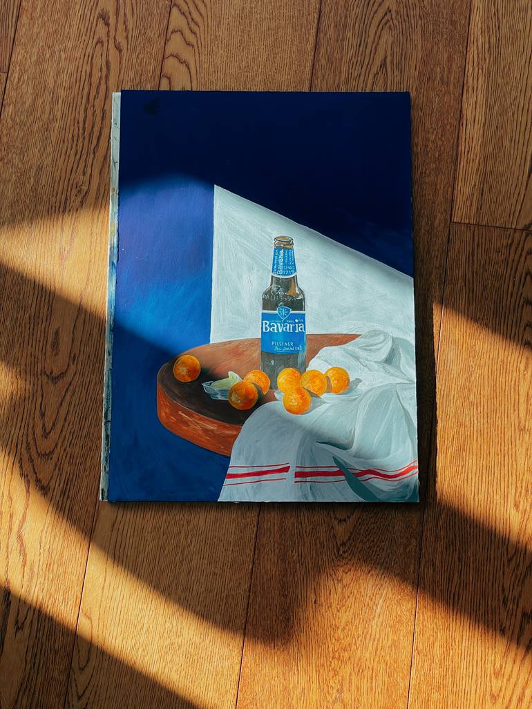 Original Figurative Still Life Painting by Jaron Su