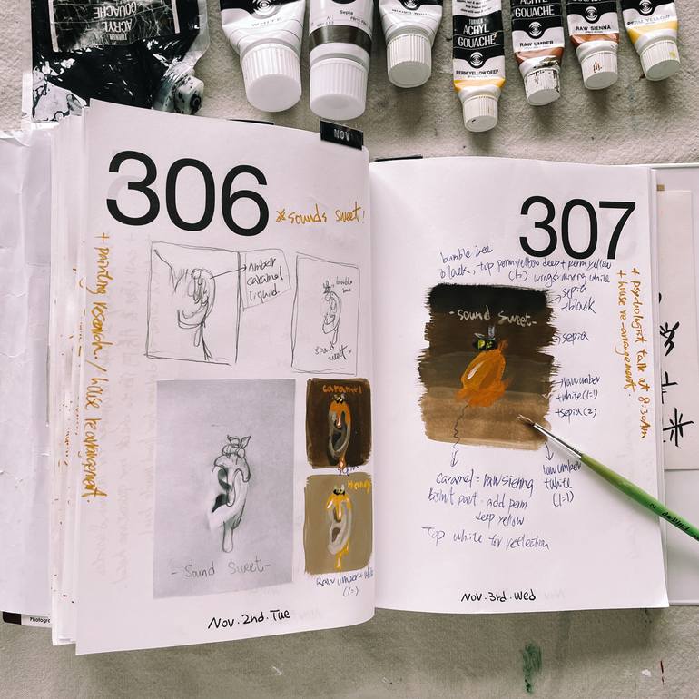 Original Pop Art Music Painting by Jaron Su