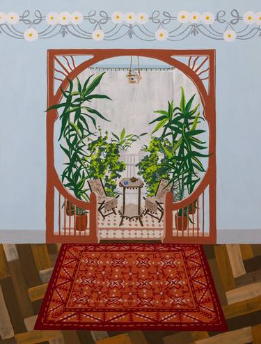 Original Interiors Paintings by Jaron Su