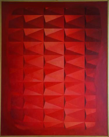 Print of Abstract Geometric Paintings by Lucia Sirchi