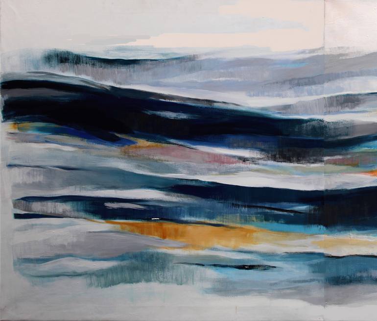 Original Abstract Expressionism Abstract Painting by Lucia Sirchi