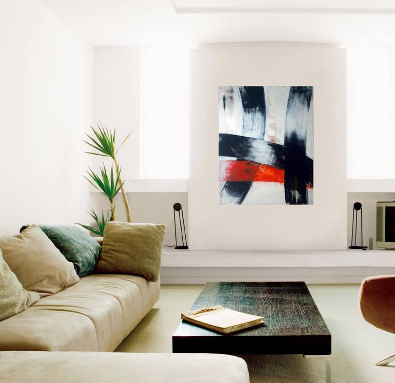 Original Fine Art Abstract Painting by Lucia Sirchi