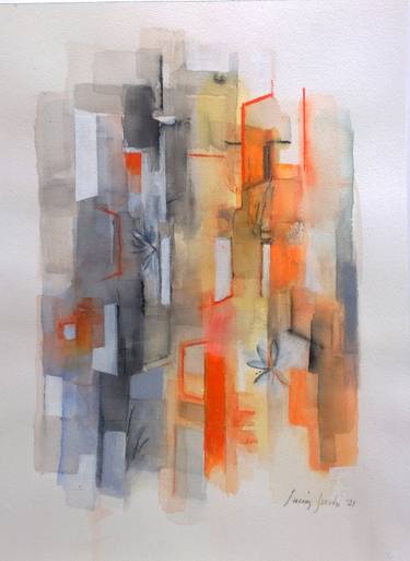 Original Abstract Paintings by Lucia Sirchi