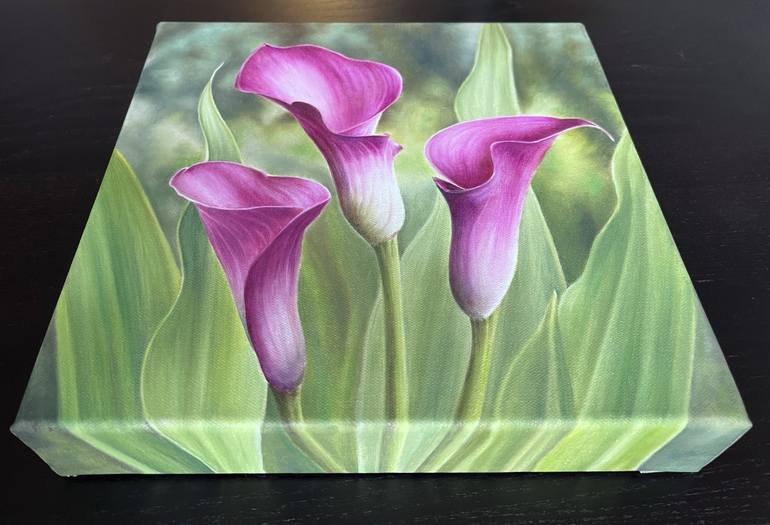 Original Floral Painting by Marlene Llanes