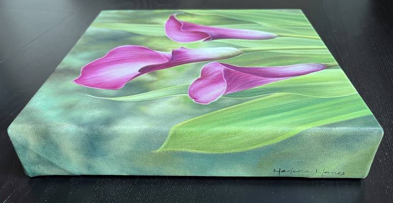 Original Realism Floral Painting by Marlene Llanes