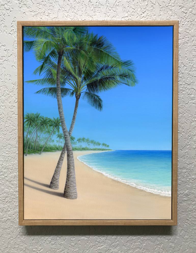 Original Beach Painting by Marlene Llanes