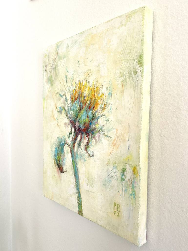 Original Expressionism Floral Painting by Patrik Rytikangas