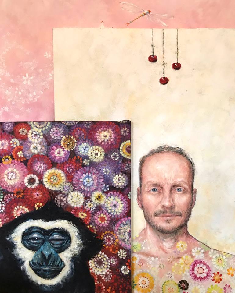 Original Figurative People Painting by Patrik Rytikangas