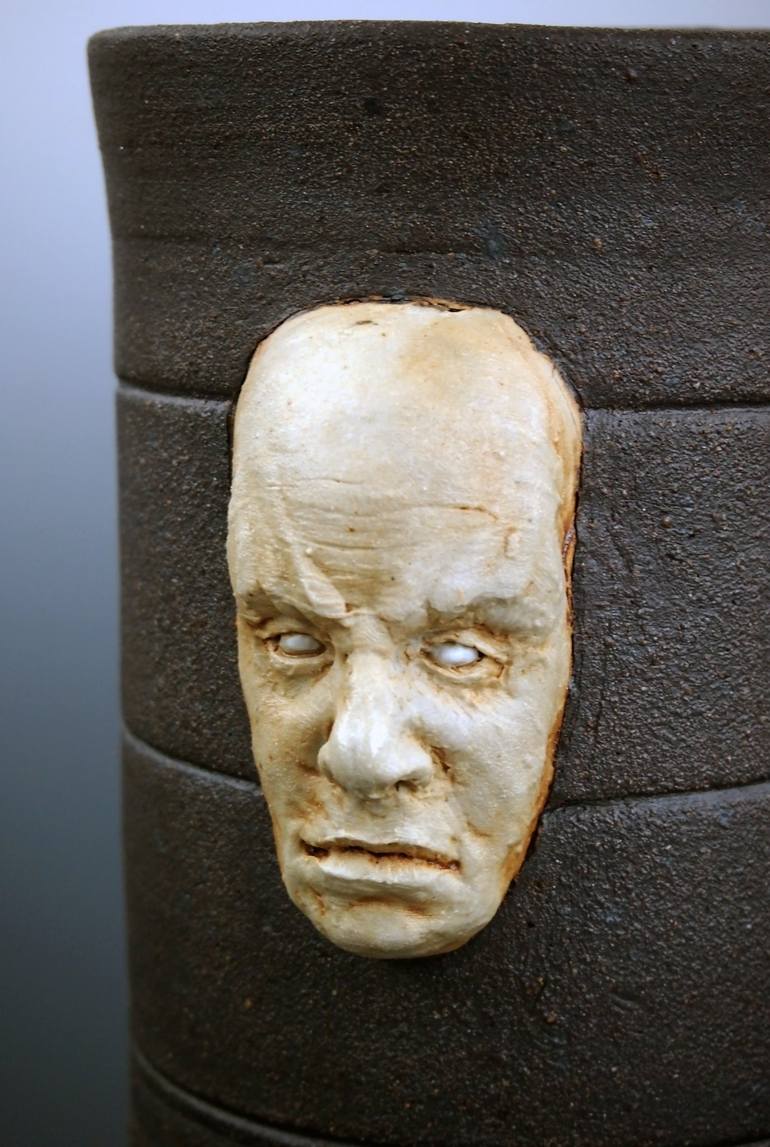 Original 3d Sculpture Mortality Sculpture by Jesse Berlin