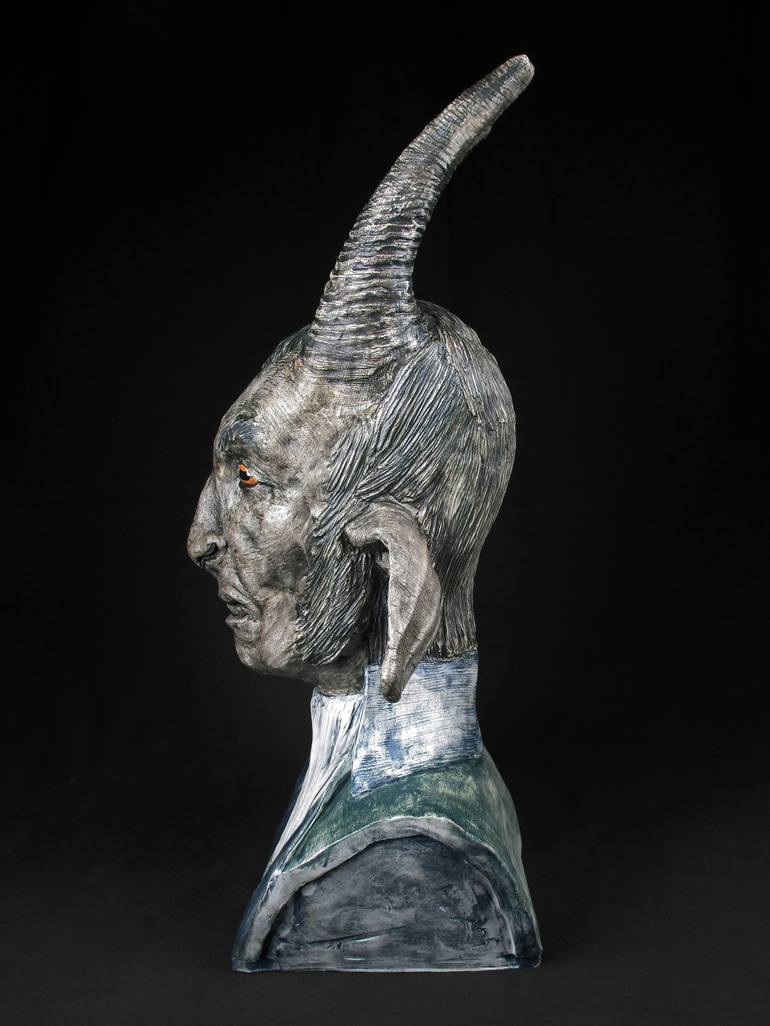 Original Figurative Fantasy Sculpture by Jesse Berlin