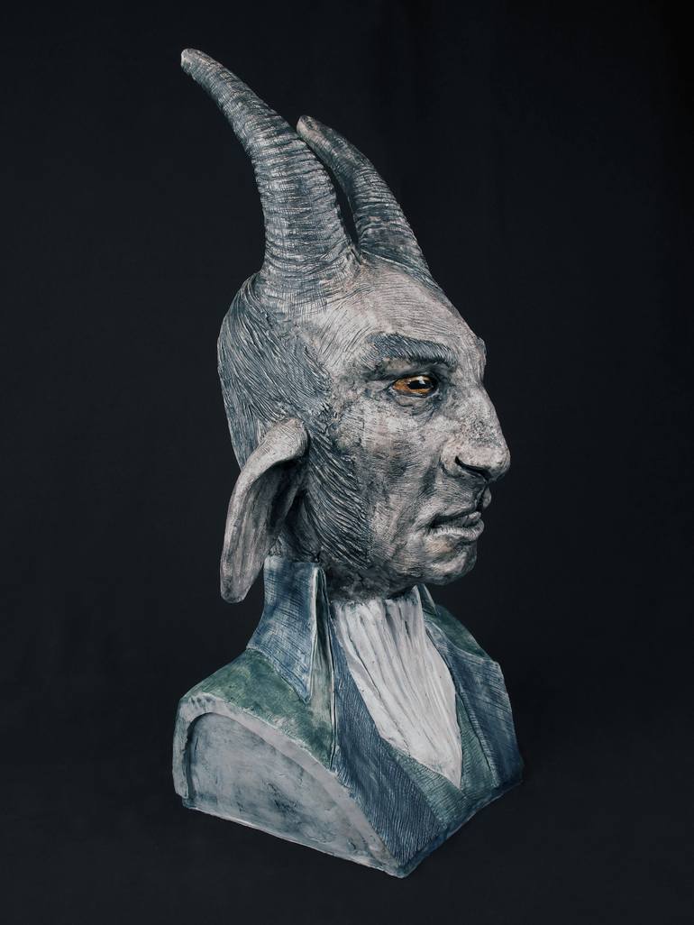 Original Figurative Fantasy Sculpture by Jesse Berlin