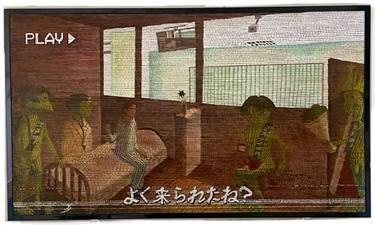 Original Conceptual Animal Painting by Yori Hatakeyama