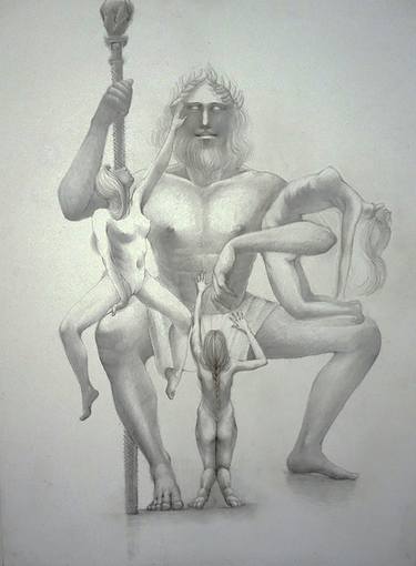 Original Conceptual Classical mythology Drawings by Yori Hatakeyama