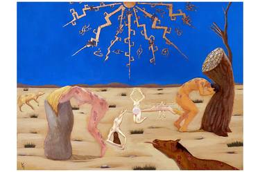 Original Conceptual Classical mythology Paintings by Yori Hatakeyama