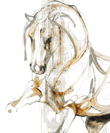 Print of Expressionism Horse Paintings by Jessica Potenza