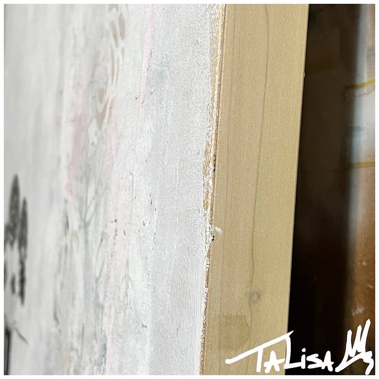 Original Abstract Floral Painting by Talisa Artist