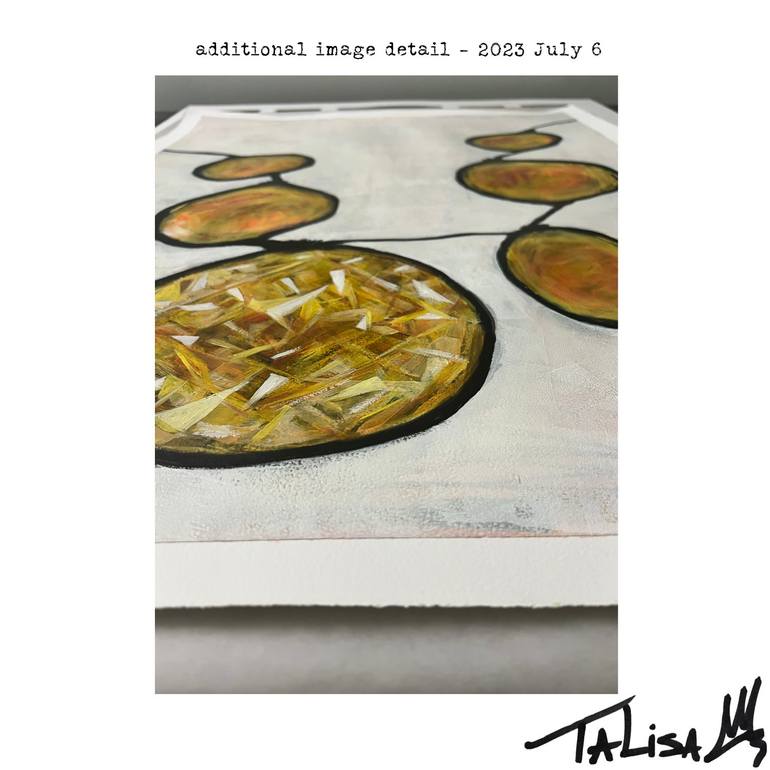 Original Art Deco Abstract Painting by Talisa Artist