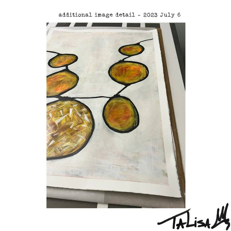 Original Art Deco Abstract Painting by Talisa Artist
