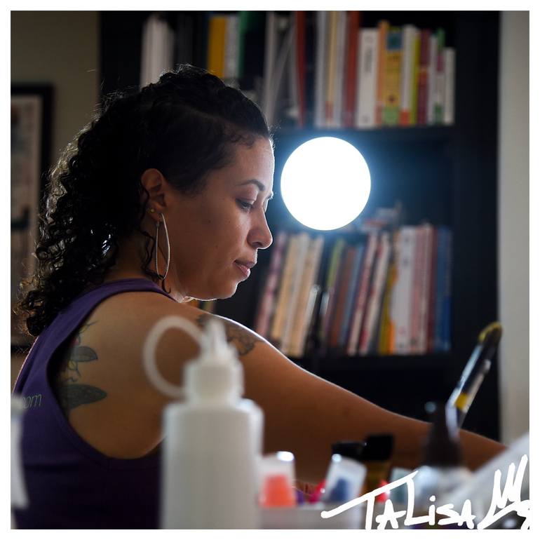 Original Art Deco Abstract Mixed Media by Talisa Artist