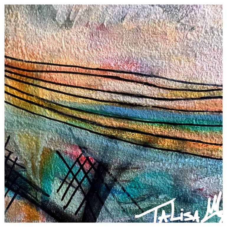 Original Abstract Beach Painting by TALISA artist