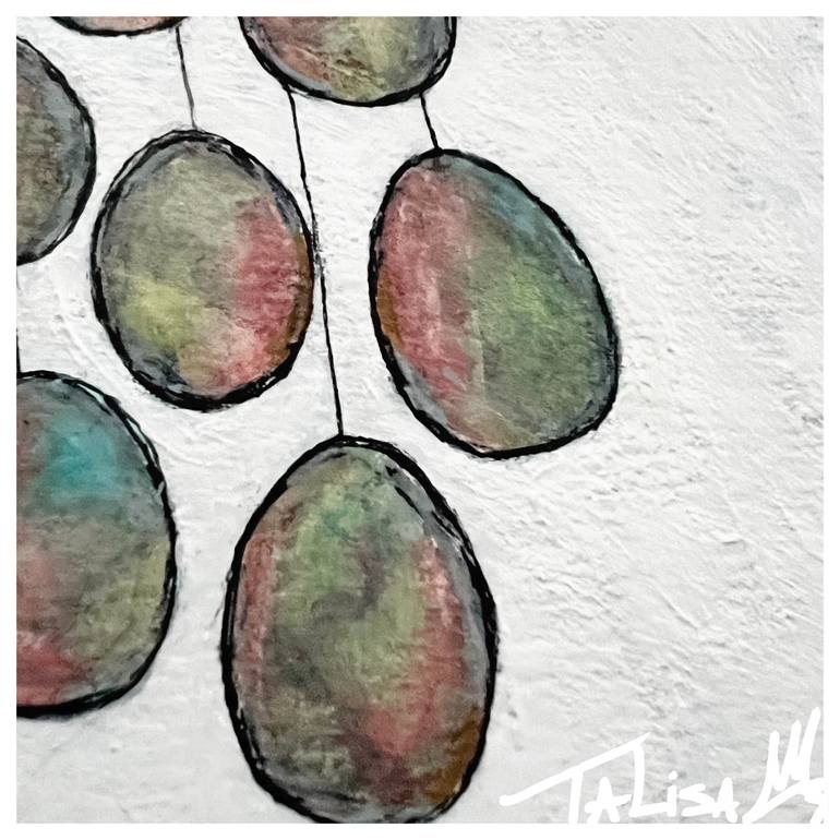 Original Abstract Garden Painting by Talisa Artist