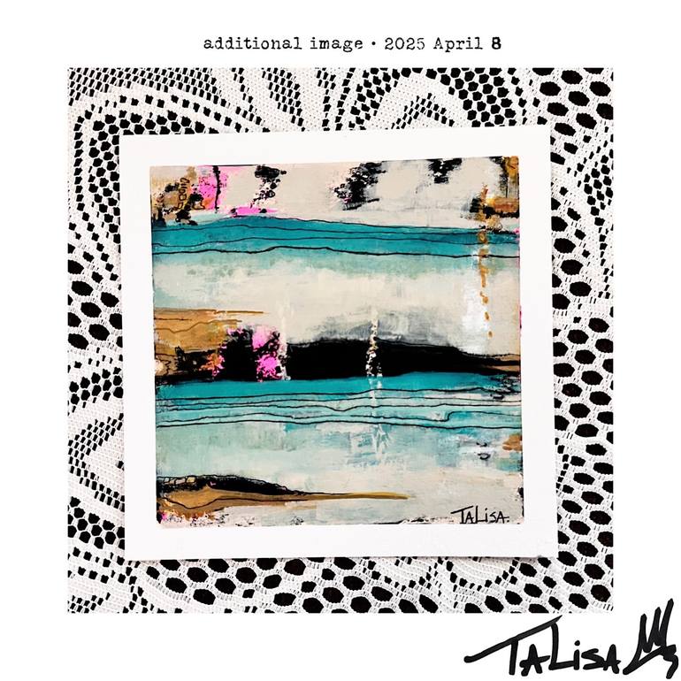 Original Abstract Water Painting by Talisa Artist