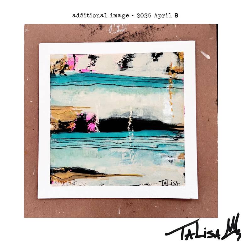 Original Abstract Water Painting by Talisa Artist