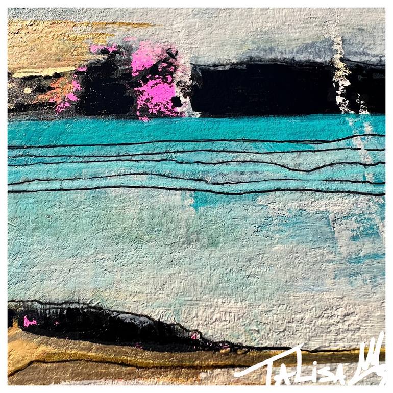 Original Abstract Water Painting by Talisa Artist