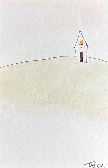Original Minimalism Architecture Painting by Talisa Artist