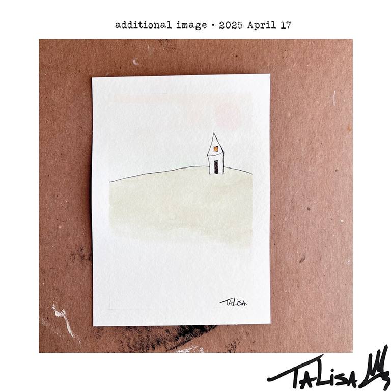 Original Minimalism Architecture Painting by Talisa Artist