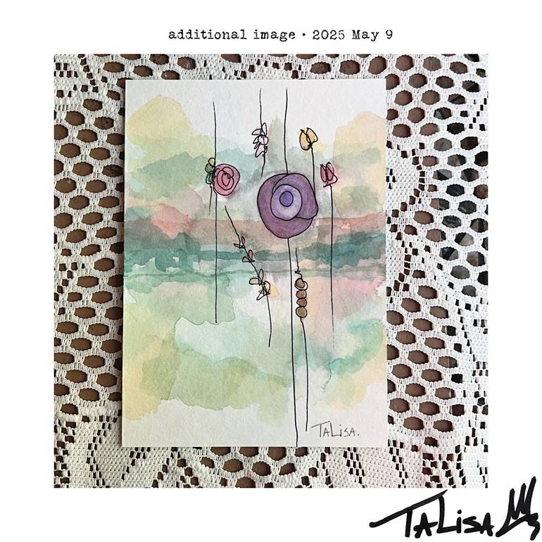 Original Contemporary Floral Painting by Talisa Artist