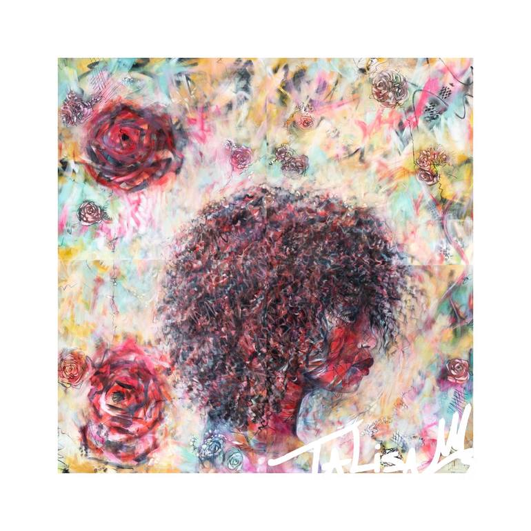 Original Abstract Women Painting by Talisa Artist
