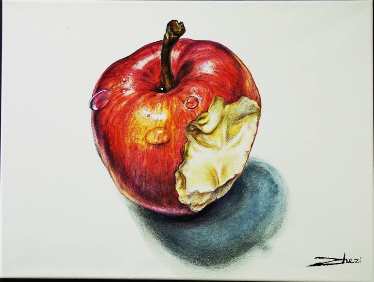 drawing of apple