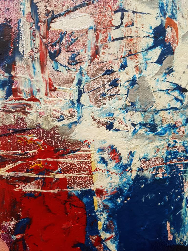 Original Abstract Expressionism Abstract Painting by Kate Kulish