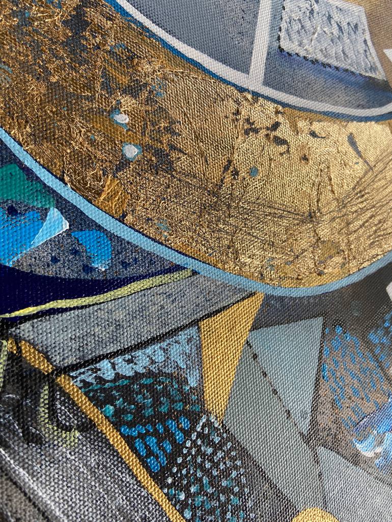 Original Cubism Abstract Painting by Kate Kulish