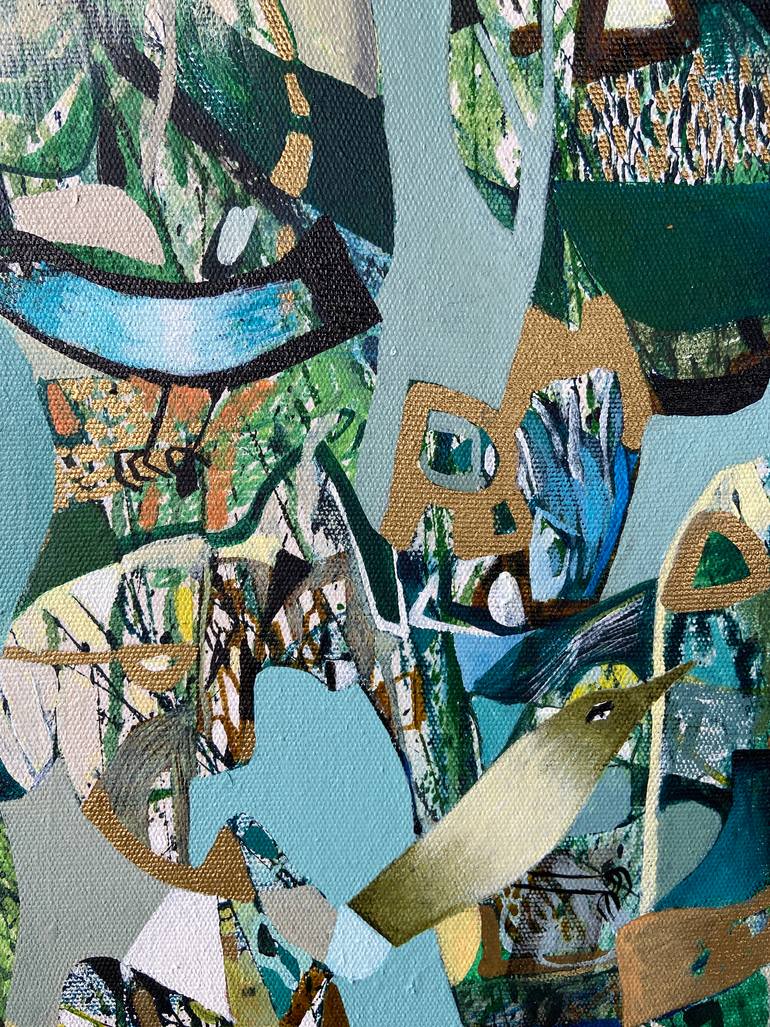 Original Cubism Abstract Painting by Kate Kulish