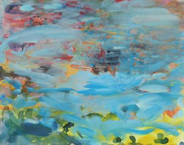 Original Abstract Expressionism Landscape Paintings by Heidi Nguyen