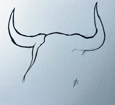 Bull Head In Ink 2 thumb