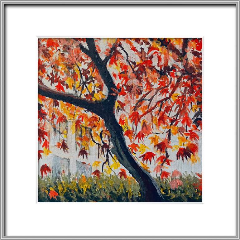 Original Impressionism Botanic Painting by Shabs Beigh