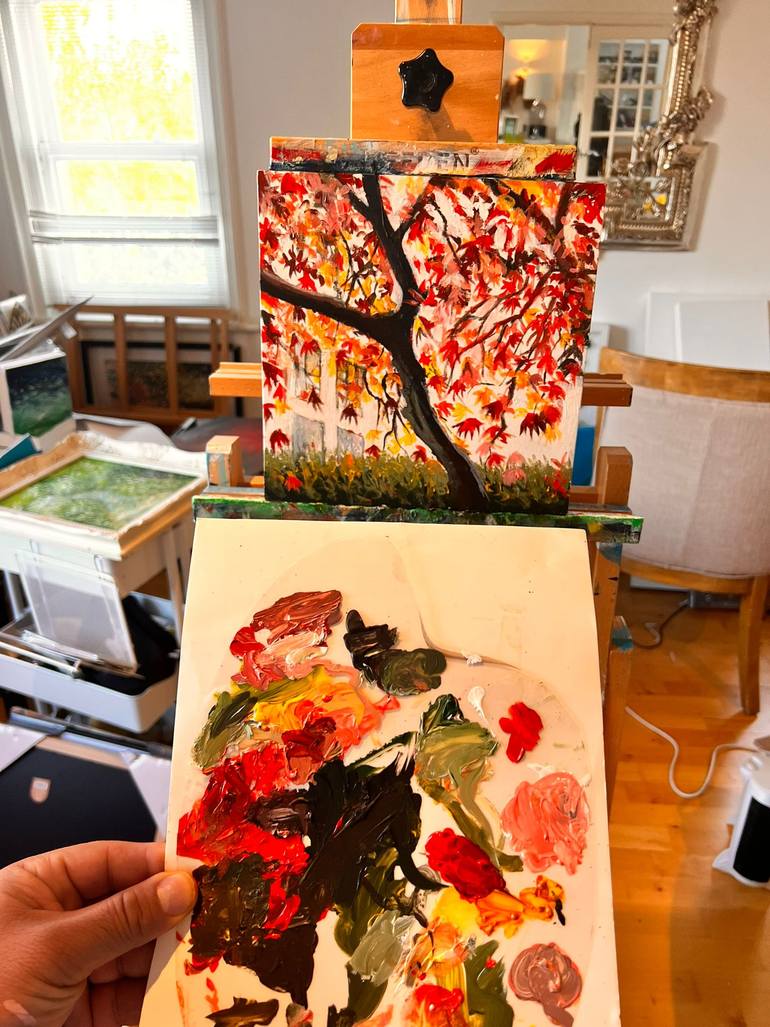 Original Impressionism Botanic Painting by Shabs Beigh